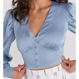 EGGIE BABY BLUE BLOUSE